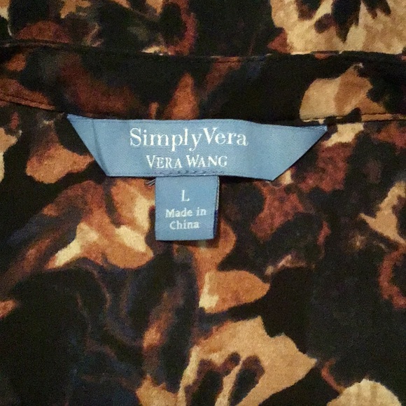 EUC Simply Vera Floral Print Blouse - Picture 5 of 7